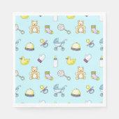 Serviette En Papier Motif baby shower (Devant)