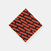 Serviette En Papier Motif Bacon savoureux (Coin)