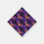 Serviette En Papier Motif Bat Halloween (Coin)