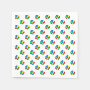 Serviette En Papier Motif Beach Ball   Partie du pool