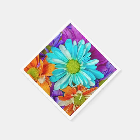 Serviette En Papier Motif Big Daisy (Coin)