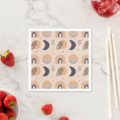Serviette En Papier Motif bio Boho (En situation)