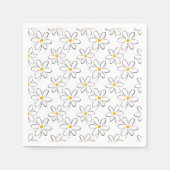 Serviette En Papier Motif blanc (Devant)