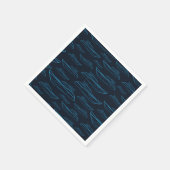 Serviette En Papier Motif Blue Yacht (Coin)