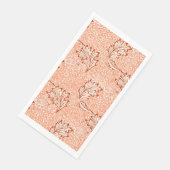 Serviette En Papier Motif botanique vintage de pomme de William Morris (Coin)