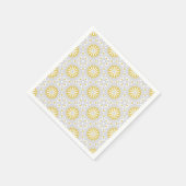Serviette En Papier Motif Brocade (Coin)