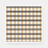 Serviette En Papier Motif Brown de vérification du service (Devant)