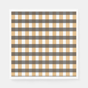 Serviette En Papier Motif Brown de vérification du service