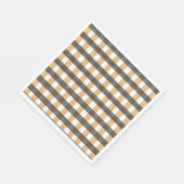 Serviette En Papier Motif Brown de vérification du service (Coin)