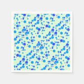 Serviette En Papier Motif bulle C01.blue LGreen BG (Devant)