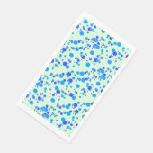 Serviette En Papier Motif bulle C01.blue LGreen BG (Coin)