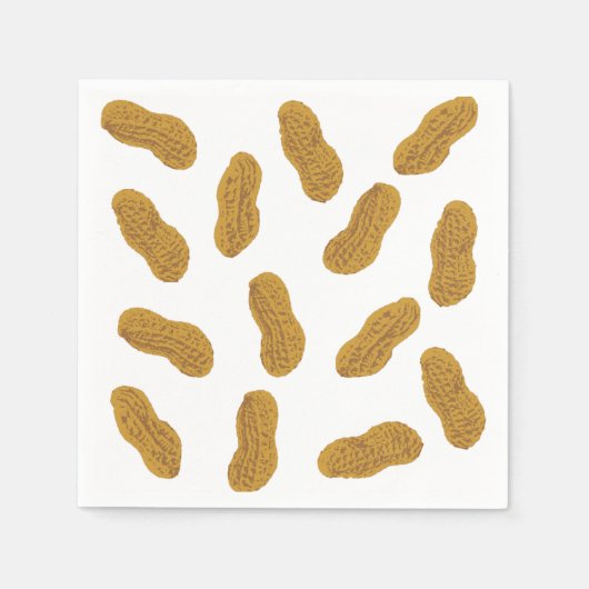 Serviette En Papier Motif cacahuètes (Devant)