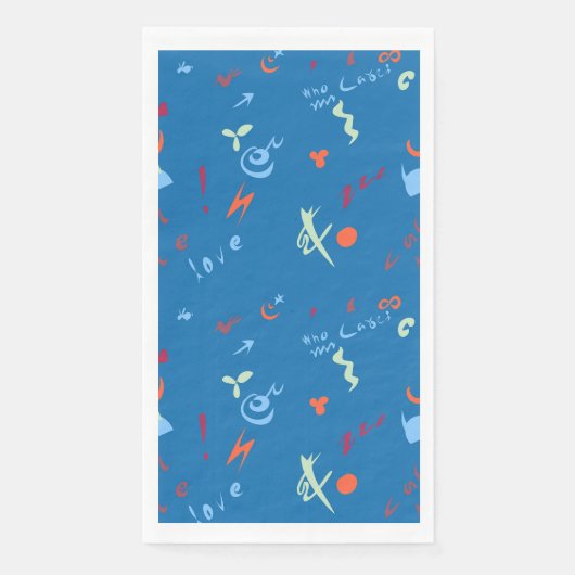 Serviette En Papier motif "Call Me Love" (Devant)