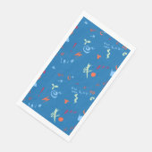 Serviette En Papier motif "Call Me Love" (Coin)