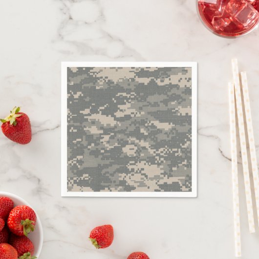 Serviette En Papier MOTIF Camouflage Camo numérique ARMY ACU (En situation)