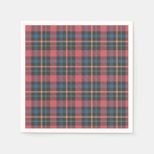 Serviette En Papier Motif carreaux classique