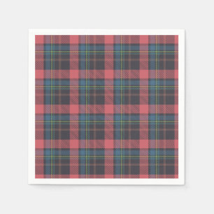 Serviette En Papier Motif carreaux classique