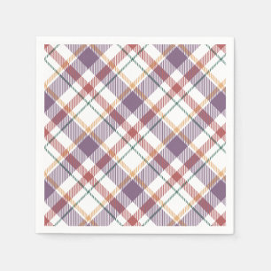 Serviette En Papier Motif carreaux classique
