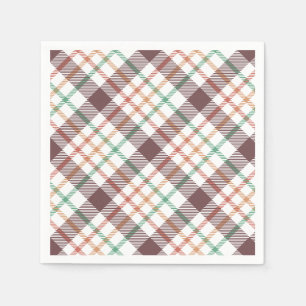 Serviette En Papier Motif carreaux classique