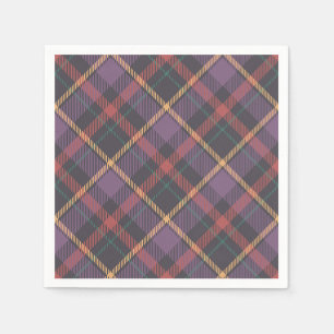 Serviette En Papier Motif carreaux classique