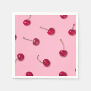 Serviette En Papier Motif cerise