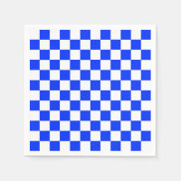 Motif chèque À damiers blanc bleu