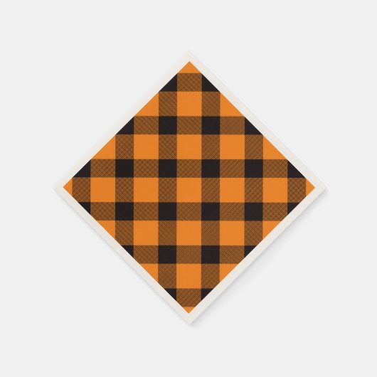 Serviette En Papier Motif chèque Halloween (Coin)