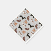 Serviette En Papier Motif chien Dachshund (Coin)