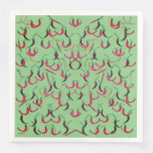 Serviette En Papier Motif Chili Peppers (Devant)