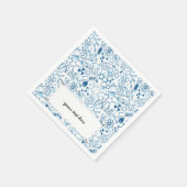 Serviette En Papier Motif chimique de l'école (Coin)