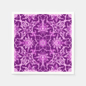Serviette En Papier Motif chinois Art Nouveau - Amethyst violet (Devant)