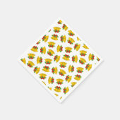 Serviette En Papier Motif Christmas Bells (Coin)