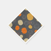 Serviette En Papier motif citrouille (Coin)
