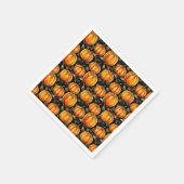 Serviette En Papier motif citrouille (Coin)