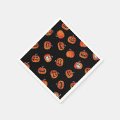 Serviette En Papier motif citrouille (Coin)