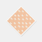 Serviette En Papier Motif Citrouille Abstrait (Coin)