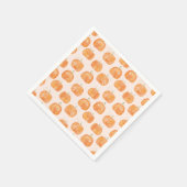 Serviette En Papier Motif citrouille aquarelle (Coin)