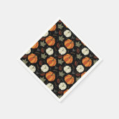 Serviette En Papier Motif Citrouille d'automne (Coin)