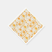 Serviette En Papier Motif Citrouille mignon | Thanksgiving (Coin)