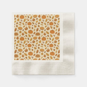 Serviette En Papier Motif classique de Thanksgiving