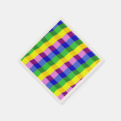 SERVIETTE EN PAPIER MOTIF COLORÉ (Coin)