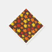 Serviette En Papier Motif coloré de l'automne (Coin)
