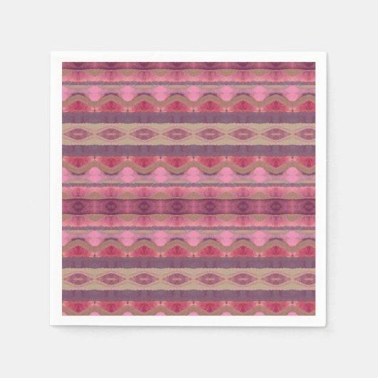 Serviette En Papier Motif coloré moderne (Devant)