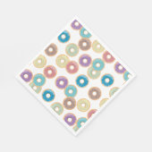 Serviette En Papier Motif coloré Pastel Donuts & Sprinkings (Coin)