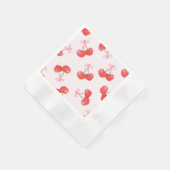 Serviette En Papier Motif Coquette Cherries (Coin)