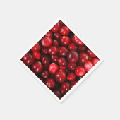 Serviette En Papier Motif Cranberry (Coin)