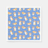 Serviette En Papier Motif Cute Corgi (Devant)