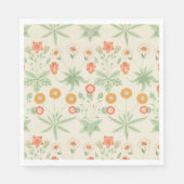 Serviette En Papier Motif Daisy (par William Morris) (Devant)