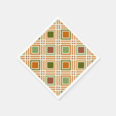 Serviette En Papier Motif d'algues argileuses (Coin)