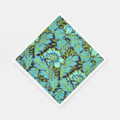 Serviette En Papier Motif d'Anemone par William Morris, (Coin)